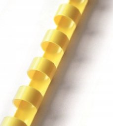  Argo Grzbiet plastikowy 38mm ARGO 405386 żółty 50 szt