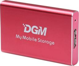 Dysk zewnętrzny SSD DGM My Mobile Storage 128GB Czerwony (MMS128RD)