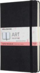  Moleskine Notes MOLESKINE L (13x21cm) Art Bullet w kropki, twarda oprawa, 160 stron, czarny