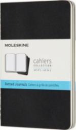  Moleskine Zestaw 3 Zeszytów MOLESKINE Cahier Journals P (9x14cm) w kropki, 64 strony, czarny