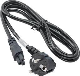 Kabel zasilający Akyga Koniczynka IEC C5 (AK-NB-01A)