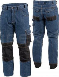  Högert Technik EMS spodnie ochronne jeans niebieskie XL (54)