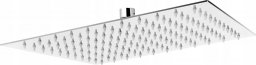 Deszczownica Ferro SLIM głowica talerzowa deszczowni kwadratowa 30cm, chrom