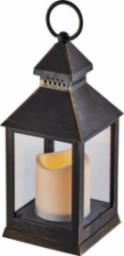  Emos Lampion LED świeczka 24cm 3xAAA, vintage, timer czarnyDCLV02