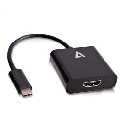 Adapter USB V7 USB-C - HDMI Czarny  (V7UCHDMI-BLK-1E)