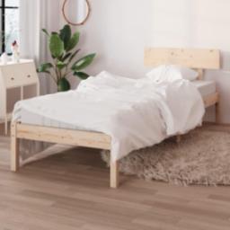  vidaXL vidaXL Rama łóżka, lite drewno sosnowe, 90x190 cm, pojedyncza