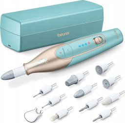 Beurer Beurer MP 84 manicure/pedicure set, nail care (turquoise/gold)