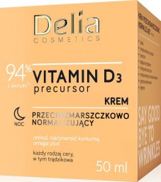  Delia Vitamin D3 Precursor Krem przeciwzmarszczkowo - normalizujący na noc 50ml