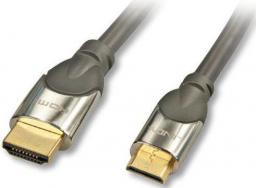Kabel Lindy HDMI Mini - HDMI 1m srebrny (41436)