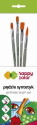 Happy Color Zestaw pędzli syntetycznych mix A 4 szt Happy Color