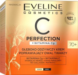 Eveline C Perfection Głęboko Odżywczy Krem poprawiający owal twarzy 70+ na dzień i noc 50ml