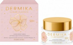 Dermika Luxury Placenta 50+ Luksusowy Krem liftingująco - wygładzający na dzień i noc 50ml