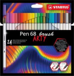  Stabilo Flamaster STABILO Pen 68 brush etui kartonowe 24 szt. ARTY 568/24-21-20