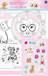 Interdruk Mega zestaw kreatywny A2 z naklejkami Puppy Sign - 207057