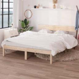  vidaXL vidaXL Rama łóżka, lite drewno sosnowe, 160 x 200 cm