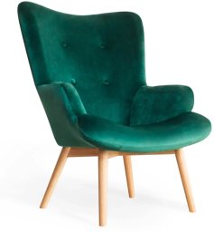 Homla HOMLA MOSS Fotel zielony 72x96 cm