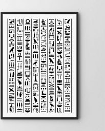 Hog Studio Pismo egipskie (Płótno 80x120cm)