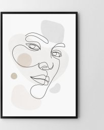  Hog Studio Plakat Face (A2 (42x59.4cm))
