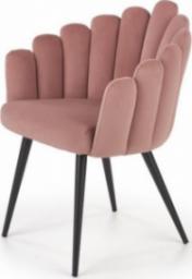  Selsey SELSEY Krzesło tapicerowane Glidole różowe
