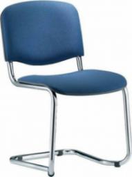  neutralna linia produktów Krzeslo konfer. ISO swing chrom/niebieski