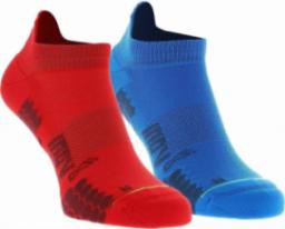  Inov-8 Skarpety inov-8 TrailFly Sock Low. Niebiesko-czerwone. Dwupak 36 - 40