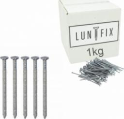  Lun Fix Gwoździe 3,1x80 mm pierścieniowe ciesielskie czarne 1kg