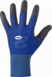 stronghand Rękawice z delikatnej dzianiny Lintao PU, niebieskie, rozmiar 10 (12 par)