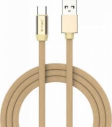 Kabel USB V-TAC USB-A - USB-C 1 m Brązowy (SKU 8499)