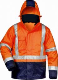 Safestyle Kamizelka odblaskowa Udo, rozmiar M, pomarańczowa/granatowa