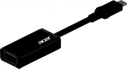 Adapter USB Acer USB-C - VGA Czarny  (NP.CAB1A.011)