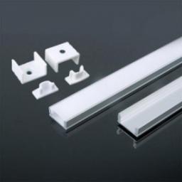 Taśma LED V-TAC Profil Aluminiowy V-TAC 2mb Biały, Klosz Mleczny VT-8113-W 5 Lat Gwarancji