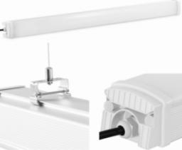 Wiesenfield Lampa oprawa LED wodoodporna hermetyczna do magazynu kurnika IP65 4400 lm 120 cm 40 W
