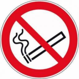  neutralna linia produktów Znak zakazu, folia 200mm, "Zakaz palenia",