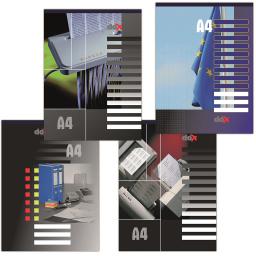  Office Products Blok biurowy, A4, w kratkę, 100 kart., 60-80gsm