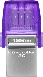 Pendrive Kingston DataTraveler microDuo 3C Gen3, 128 GB  (DTDUO3CG3/128GB)