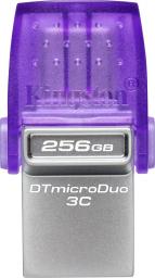 Pendrive Kingston DataTraveler microDuo 3C Gen3, 256 GB  (DTDUO3CG3/256GB)