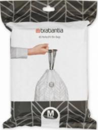 Brabantia Worki na śmieci PerfectFit rozmiar M 60L 40szt 138829