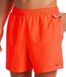  Nike Spodenki kąpielowe męskie Nike Essential pomarańczowe NESSA560 822 2XL