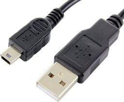 Kabel USB USB-A - miniUSB 1 m Czarny (T_0011208)