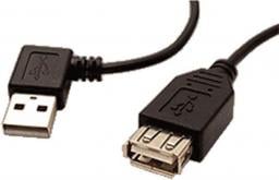 Kabel USB LAMA PLUS USB-A - 0.3 m Czarny
