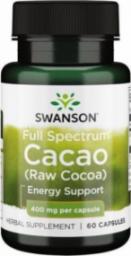  Swanson Full Spectrum Cacao - Raw Cocoa - Owoc Kakao 400 mg (60 kaps.) Swanson