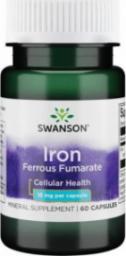  Swanson Iron Ferrous Fumarate - Żelazo /fumaran żelaza/ 18 mg (60 kaps.) Swanson