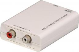 Adapter AV Lindy RCA (Cinch) x2 - HDMI biały (38092)