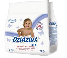 Dzidziuś Proszek do prania pieluszek, bielizny, odzieży niemowlęcej Biel 3kg