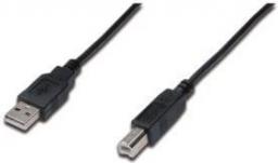 Kabel USB Digitus USB-A - micro-B 1.8 m Czarny (AK-300102-018-S)
