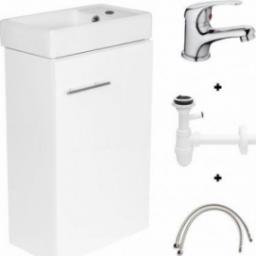 Deftrans Zestaw łazienkowy szafka z umywalką 40 Small biały