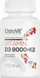  OstroVit OstroVit Witamina D3 8000 IU + K2 60 tabletek one size