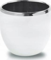  Polnix Doniczka ceramiczna kula biało-szara 15 cm