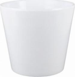  Polnix Osłonka ceramiczna na storczyki 17 cm biała