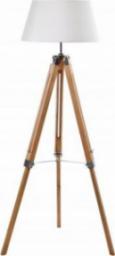 Lampa podłogowa Volteno Lampa podłogowa stojąca trójnóg drewniana Amaro